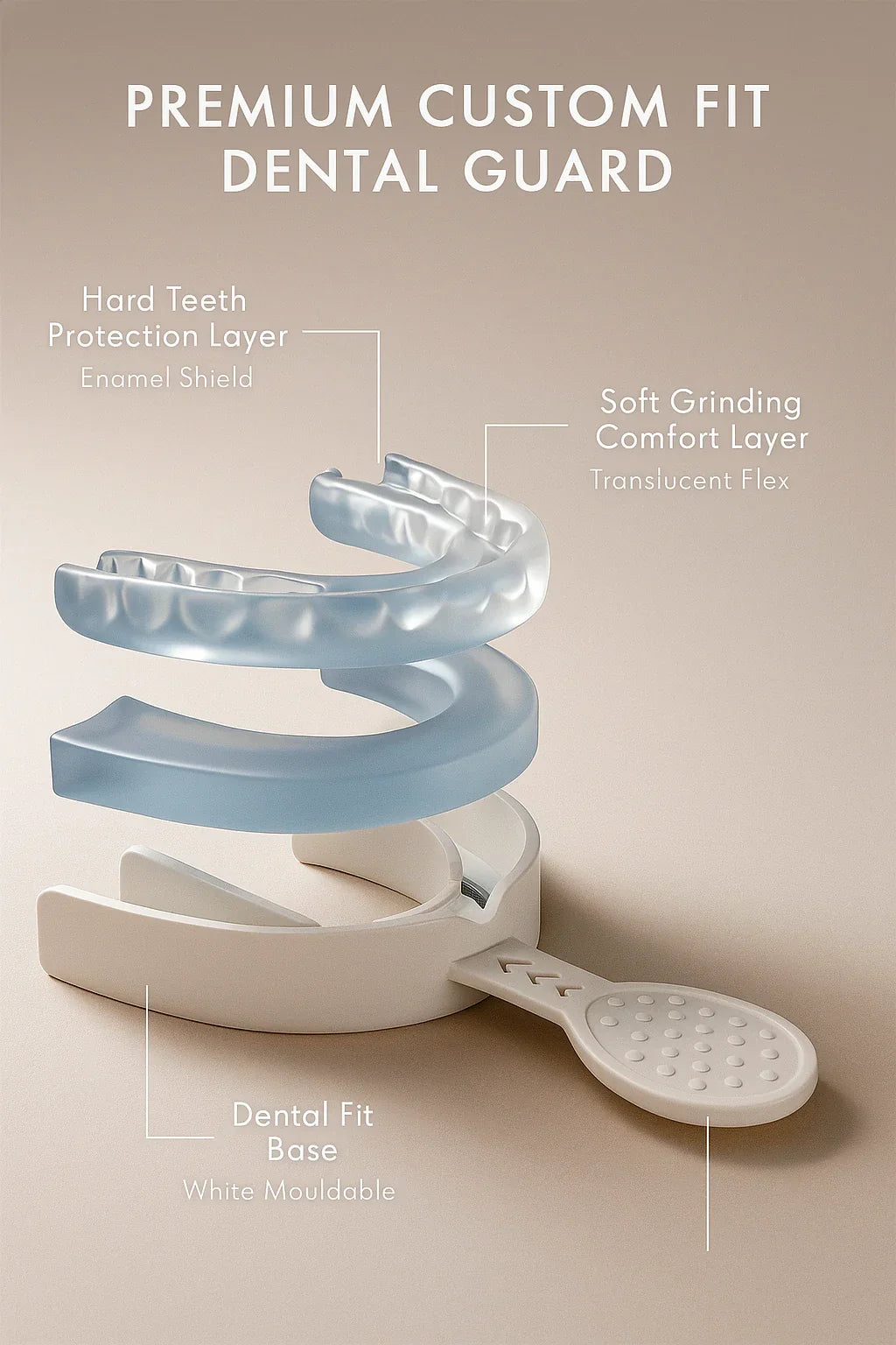 Custom Mouldable Nightguard - NightShield Core™ - Custom Mouldable Nightguard (BPA-Free)
