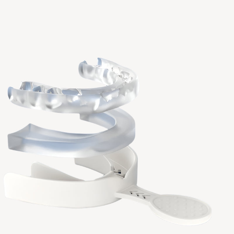 Custom Mouldable Nightguard with Retainer Tray