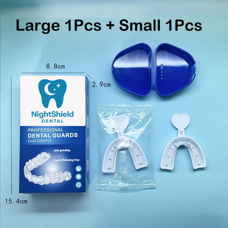 Custom Mouldable Nightguard with Retainer Tray