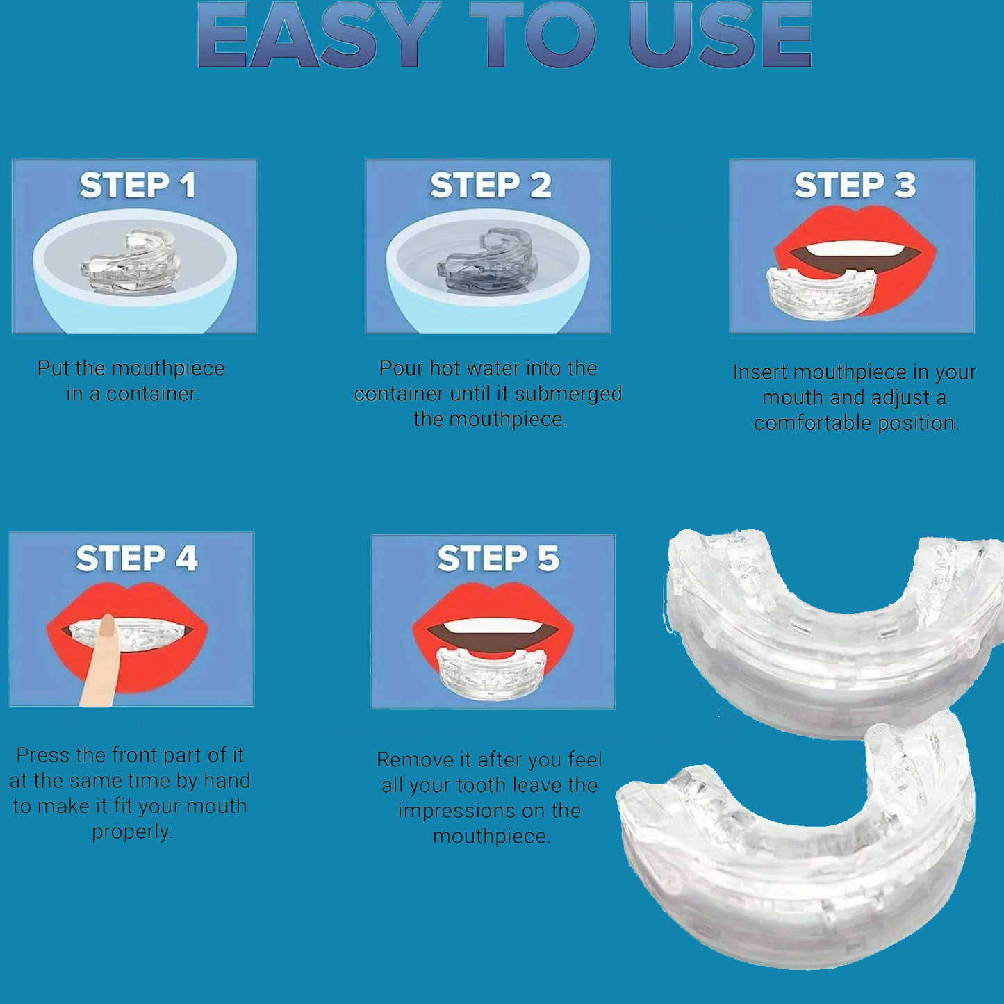 Anti-Snoring Custom Mouldable Sleep Apnea Guard