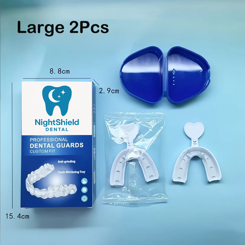 Custom Mouldable Nightguard with Retainer Tray