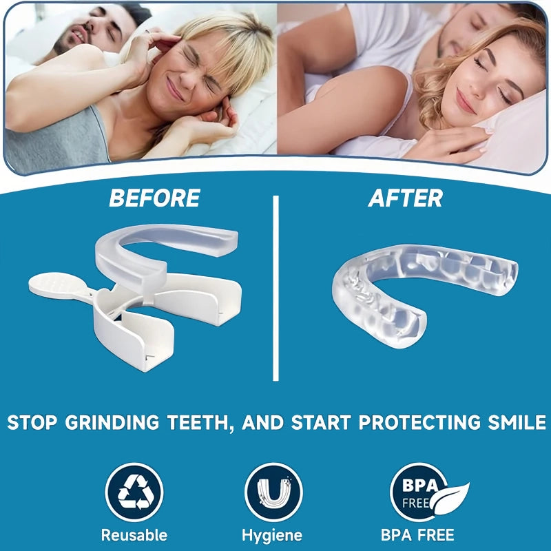 Custom Mouldable Nightguard with Retainer Tray