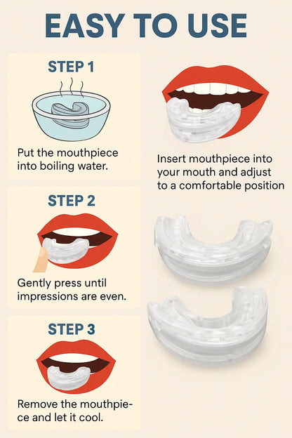 Detailed Instructions for using the NightShield Dental Duelguard.