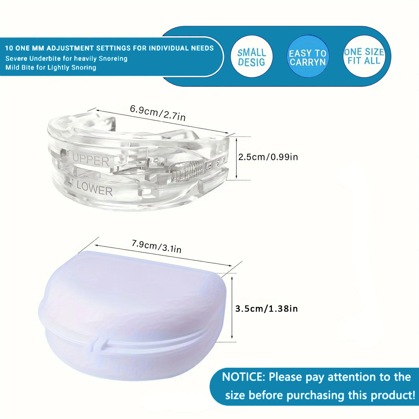 Anti-Snoring Custom Mouldable Sleep Apnea Guard